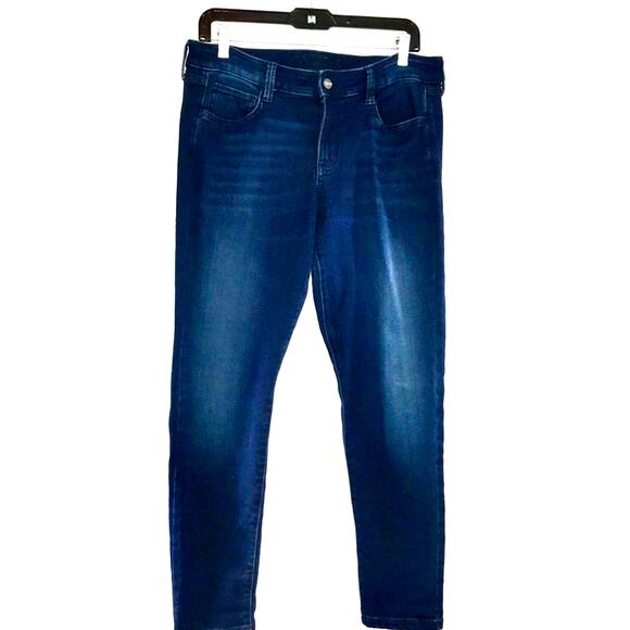 Arizona Women's High Rise Dark Wash Skinny Jeans Size 11 - Picture 1 of 6